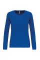 Dames Sportshirt Proact LS PA444 SPORTY ROYAL BLUE